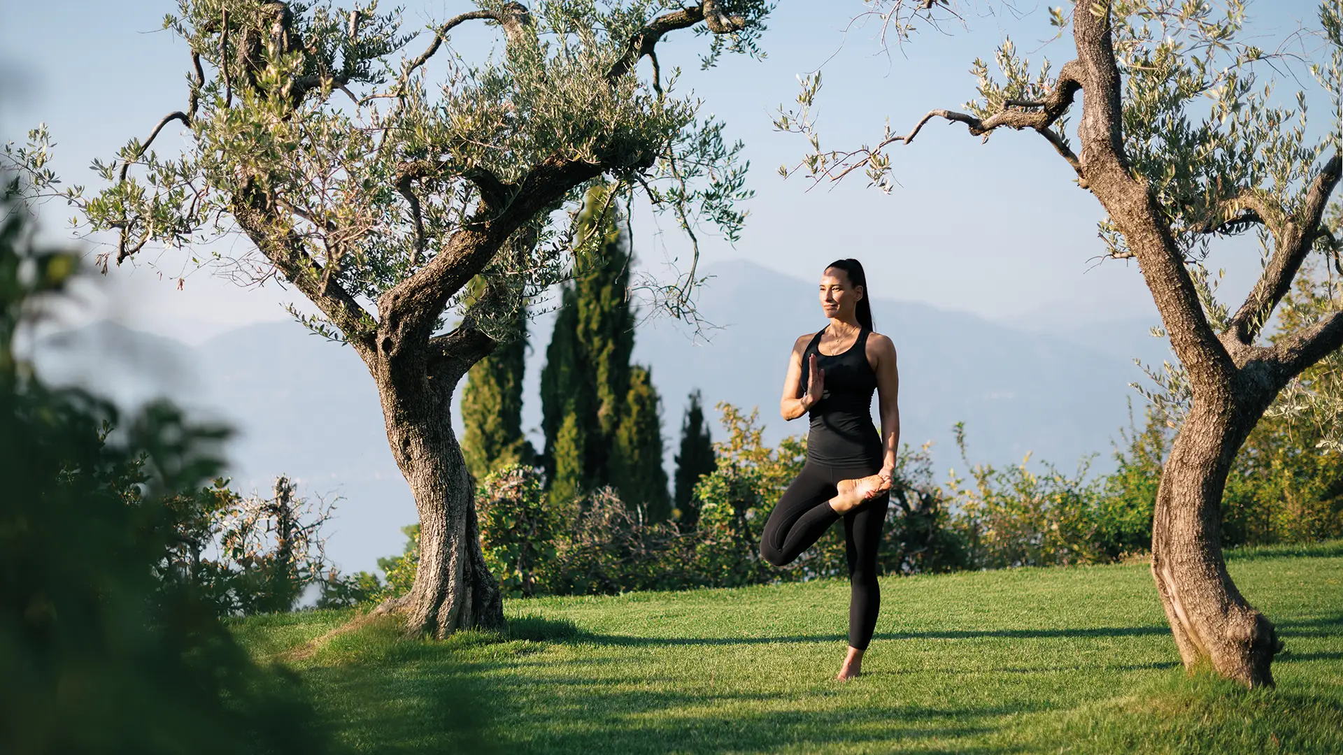 Yoga im Grünen